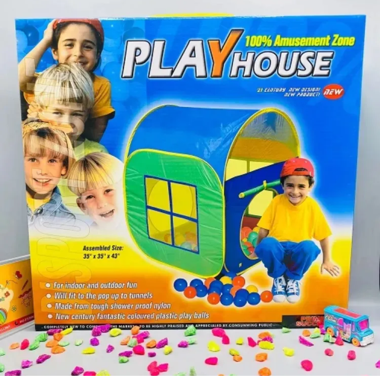 Kids Play House – Fun &amp; Creative Indoor/Outdoor Play Tent