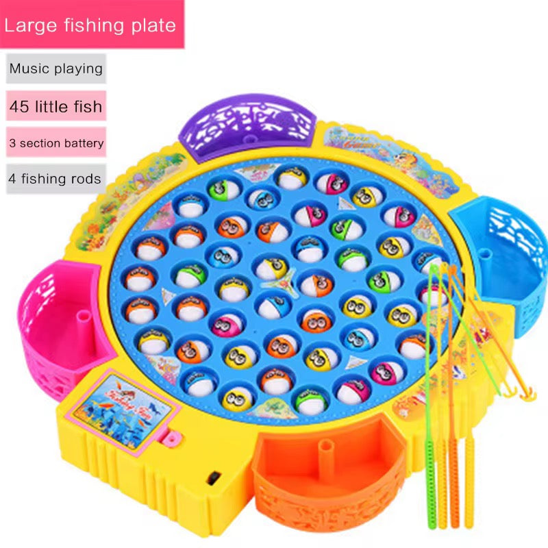 45PCS Magnetic Fishing Toy Game– Fun Learning Play Set for Kids