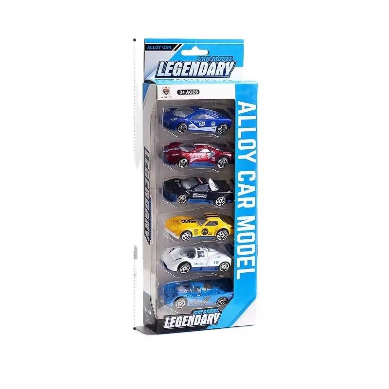 Pack of 6 Mini Metal cars - Die cast car Model