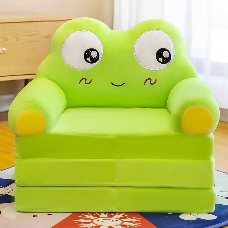 Kids Sofa Bed – Fun Character Design Convertible Foldable Couch