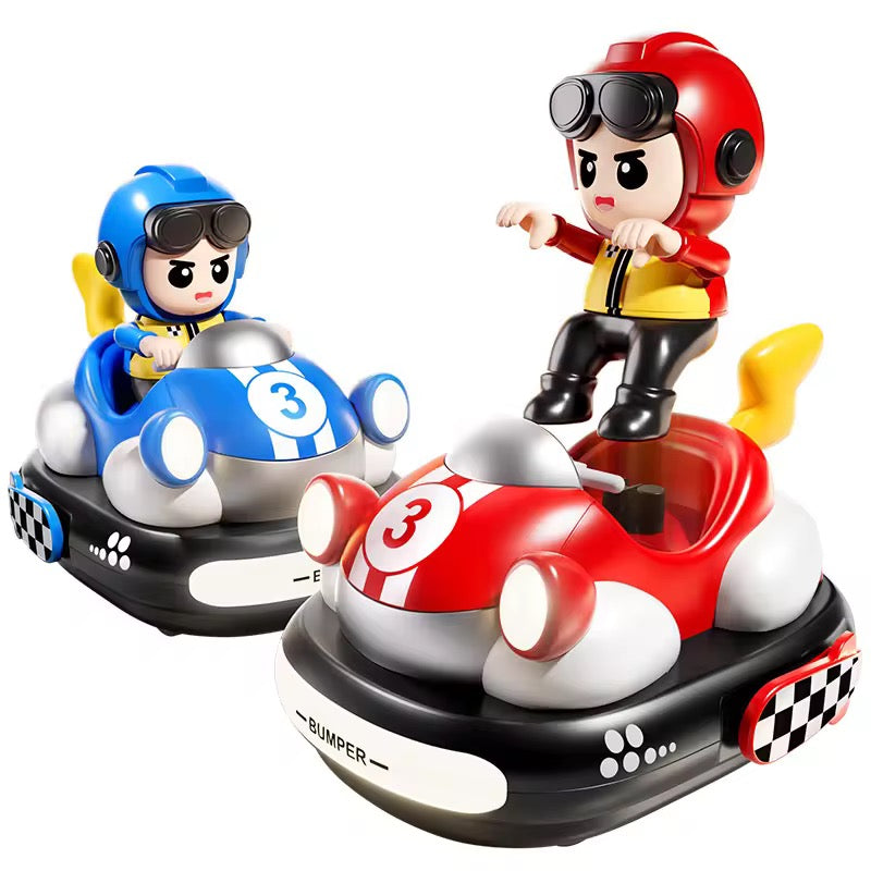 Fun Educational Remote Control Fighting Robot Battle Bumper Car Set – 2 Player Action Game with Music