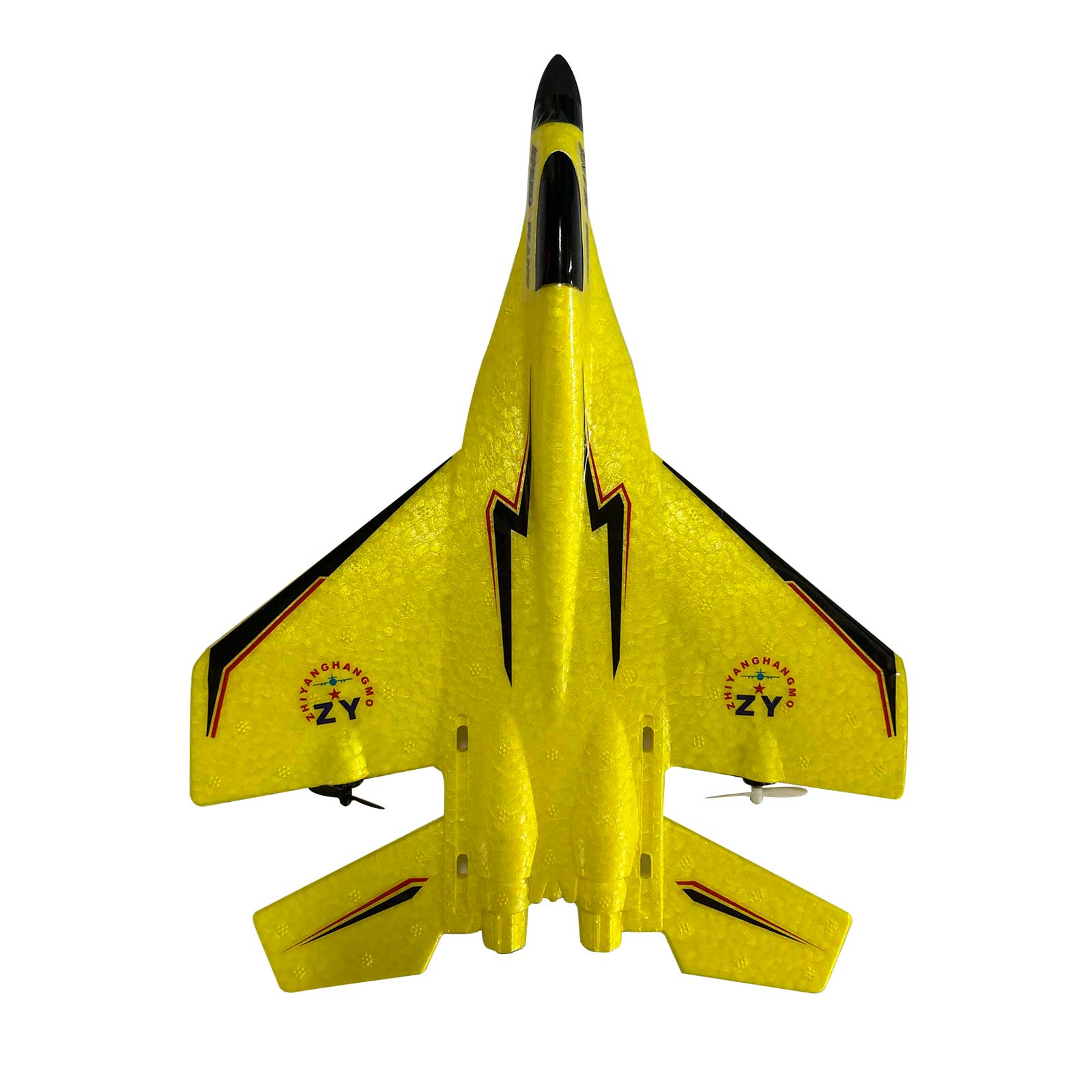 2.4GHz Remote Control Airplane for Kids – Easy to Fly Yellow RC Plane with Self-Balancing Gyroscope & Durable EPP Foam Build