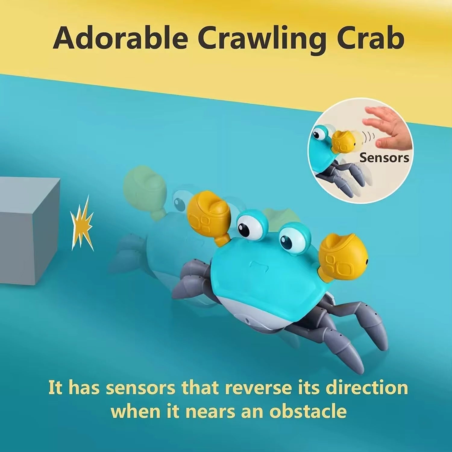 Induction Crawling Crab toy – Fun Sensor Movement Toy for Kids