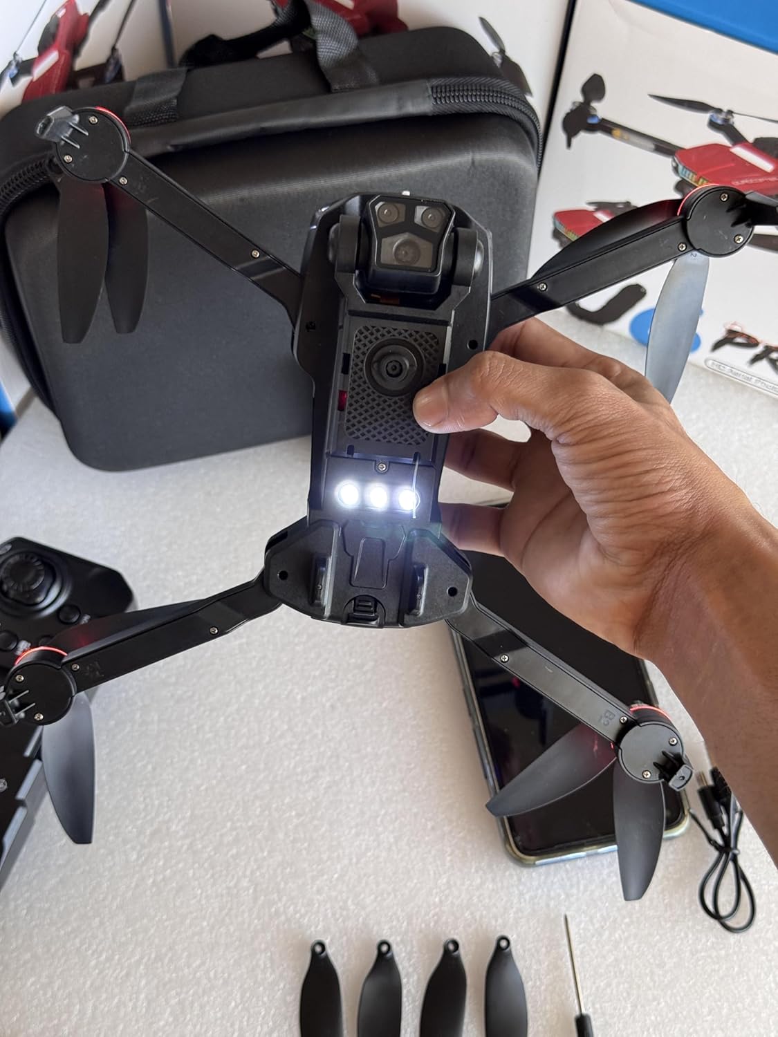 J6 Pro Drone with 720P HD camera and brushless motors