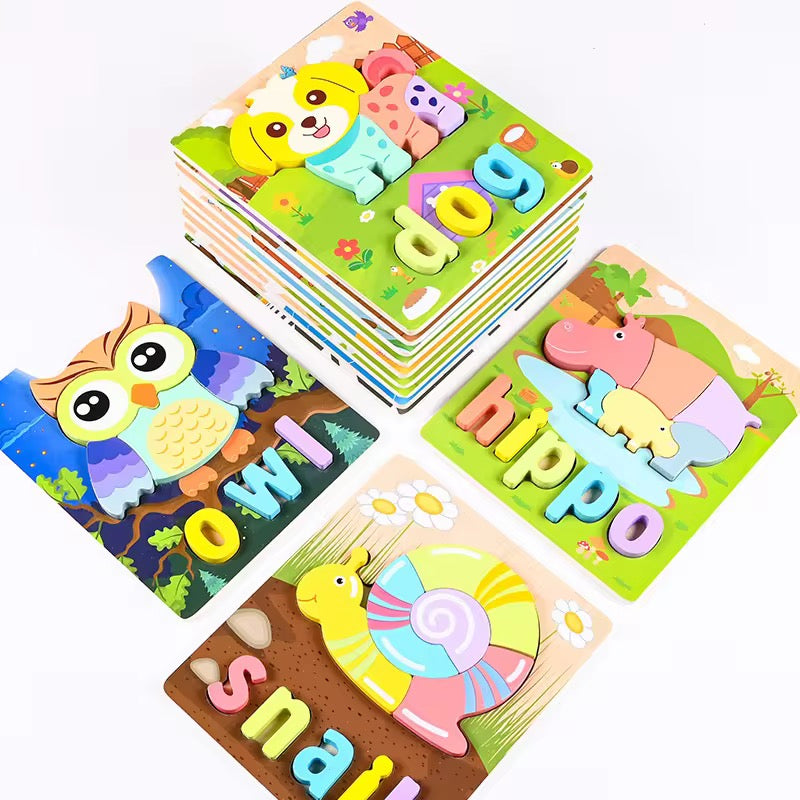 2 in 1 puzzle board for kids – Fun &amp; Educational Learning Toy