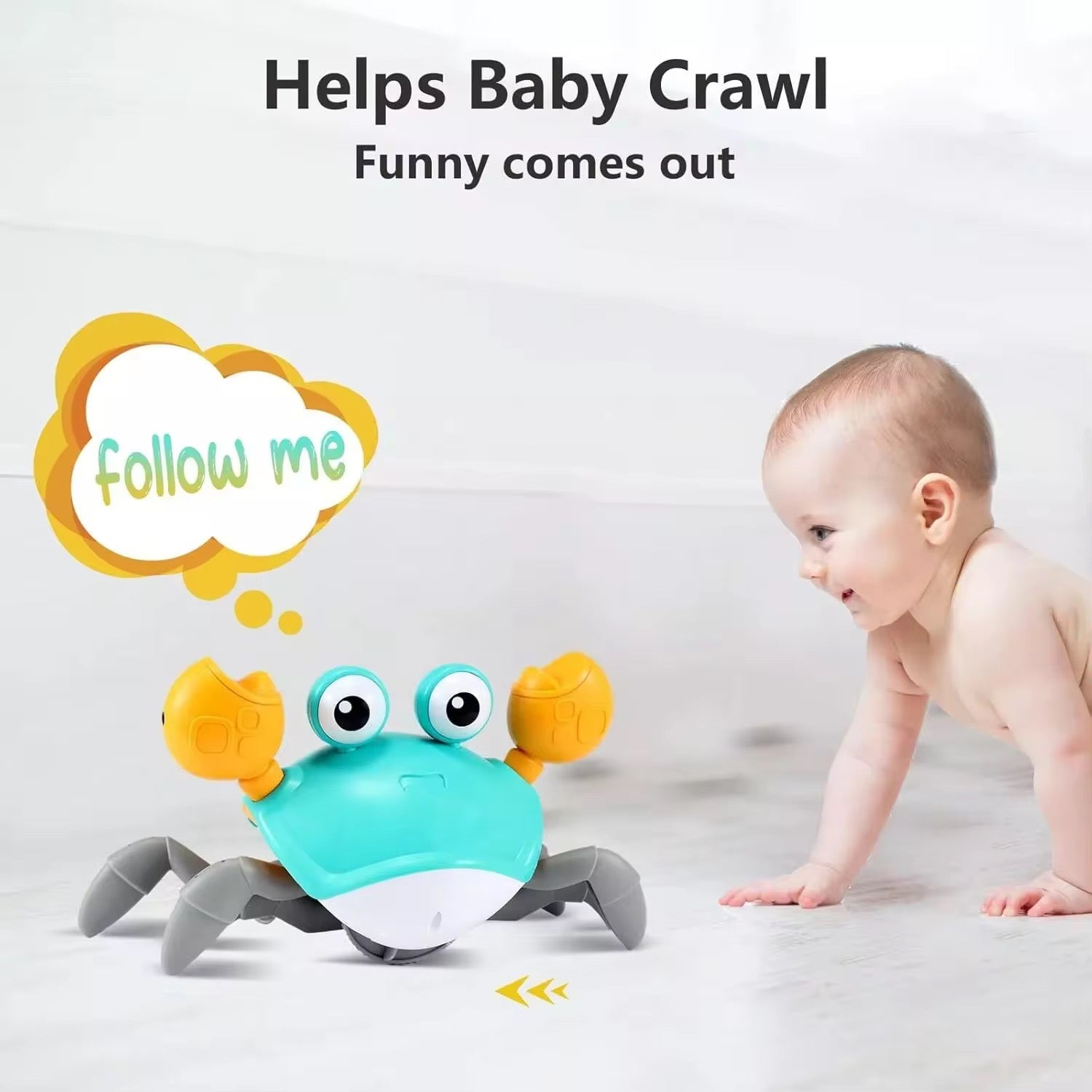 Induction Crawling Crab toy – Fun Sensor Movement Toy for Kids