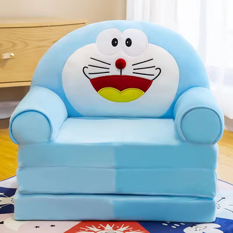Kids Sofa Bed – Fun Character Design Convertible Foldable Couch