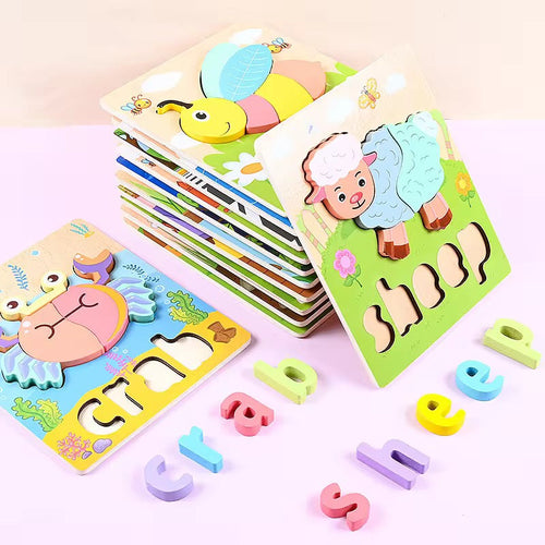 2 in 1 puzzle board for kids – Fun &amp; Educational Learning Toy
