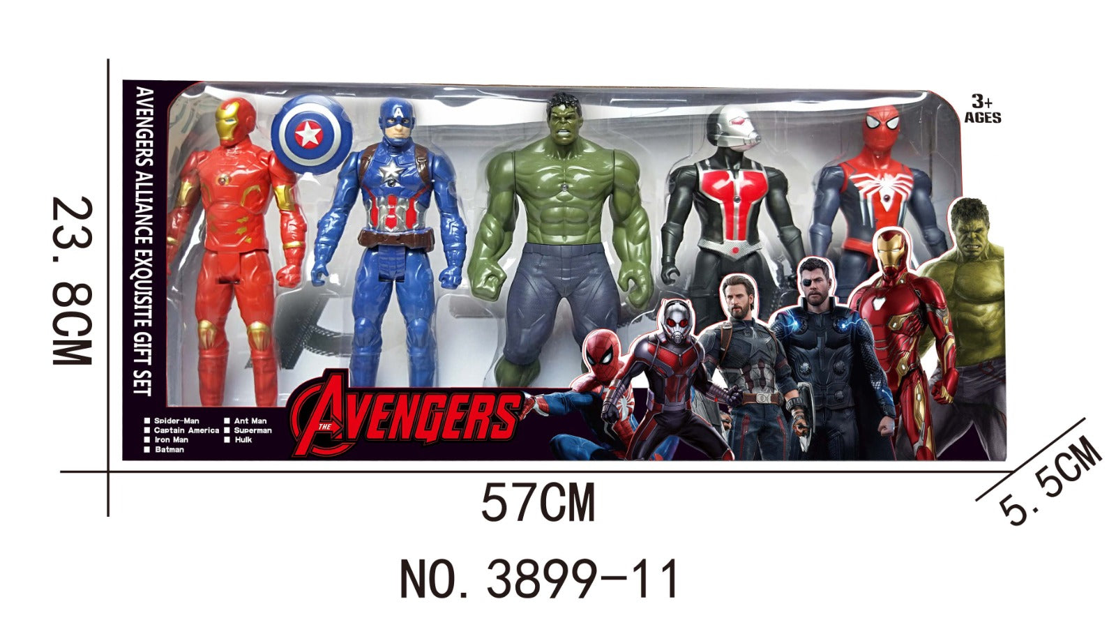 Avenger Super Hero Action Figure Toy Set | 5 Pcs Action Figures