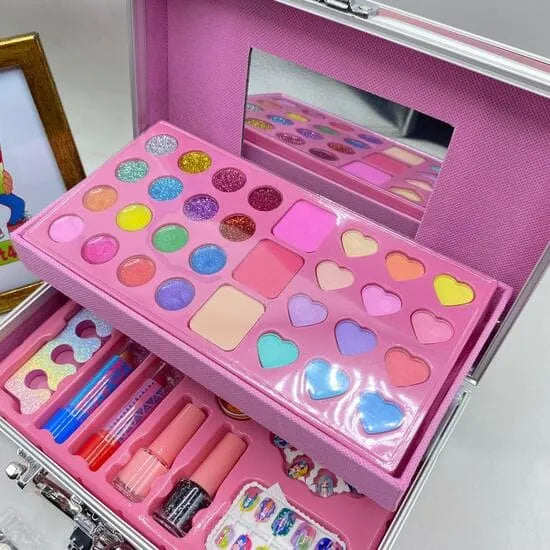 Shining Mermaid Makeup Briefcase For Kids – Magical Beauty Play Set
