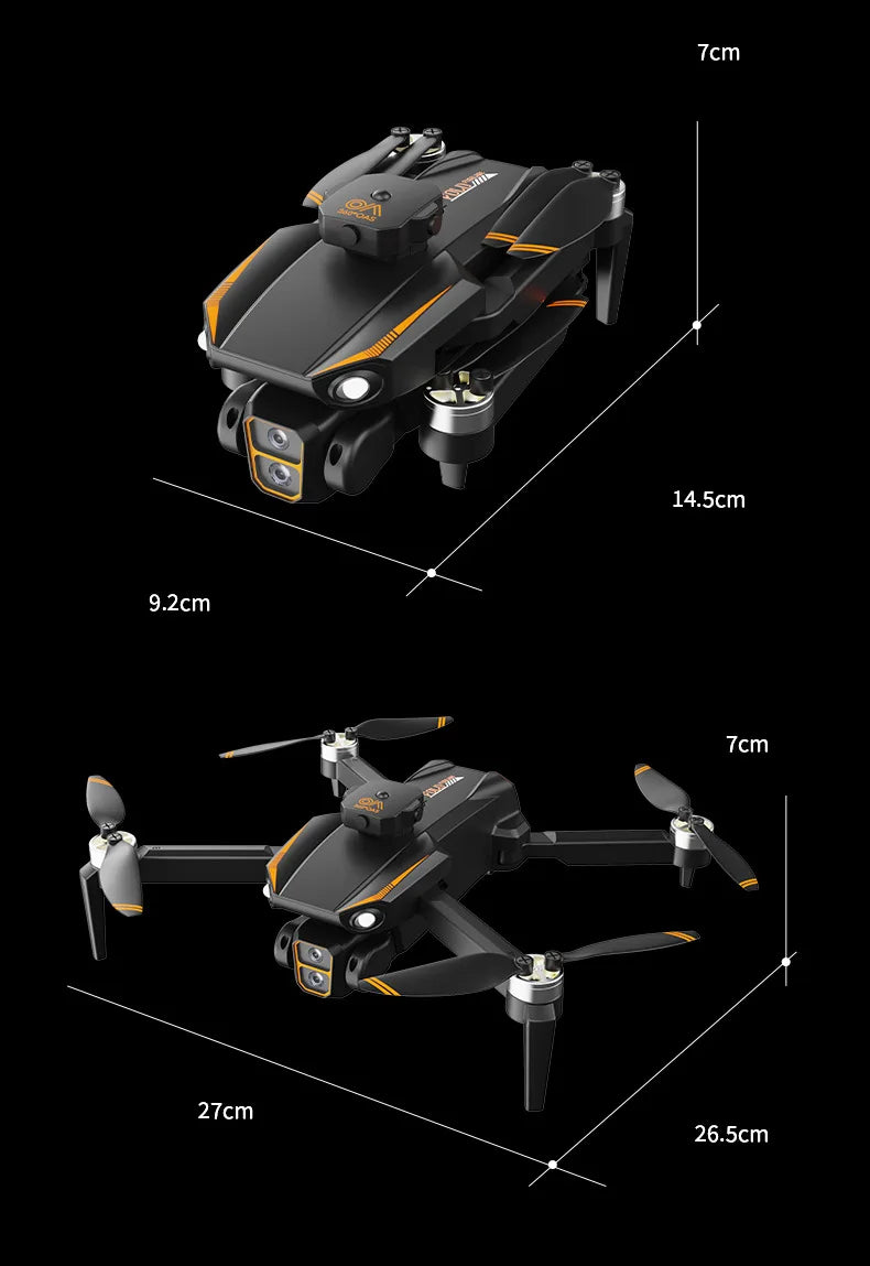 S26 PRO HD Aerial Drone with Camera Brushless Aircraft Remote Control Plastic Material Export Quadcopter UAV