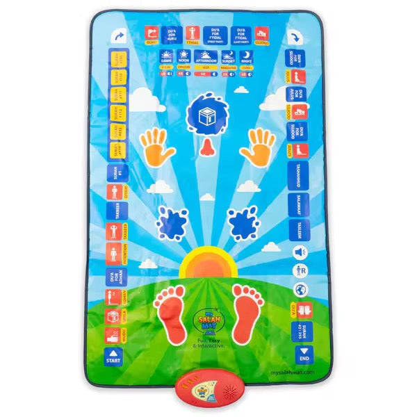 Interactive Educational Prayer Mat for Kids – Learn Salah Step by Step