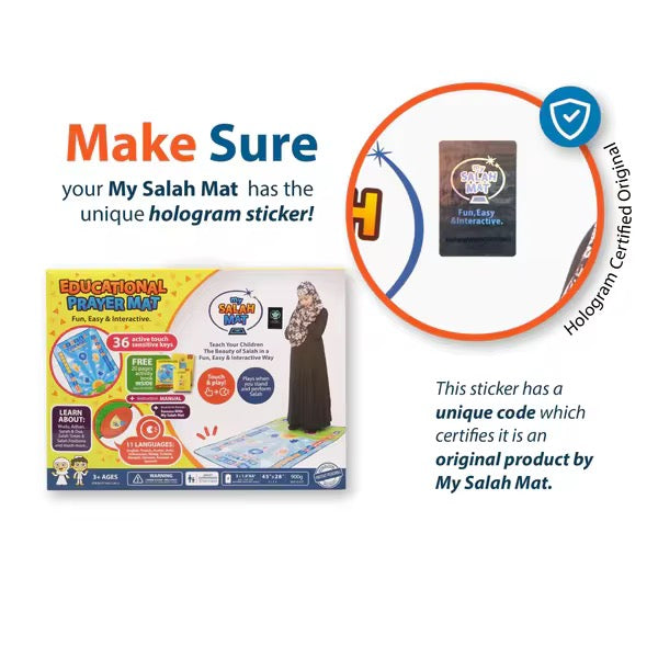 Interactive Educational Prayer Mat for Kids – Learn Salah Step by Step