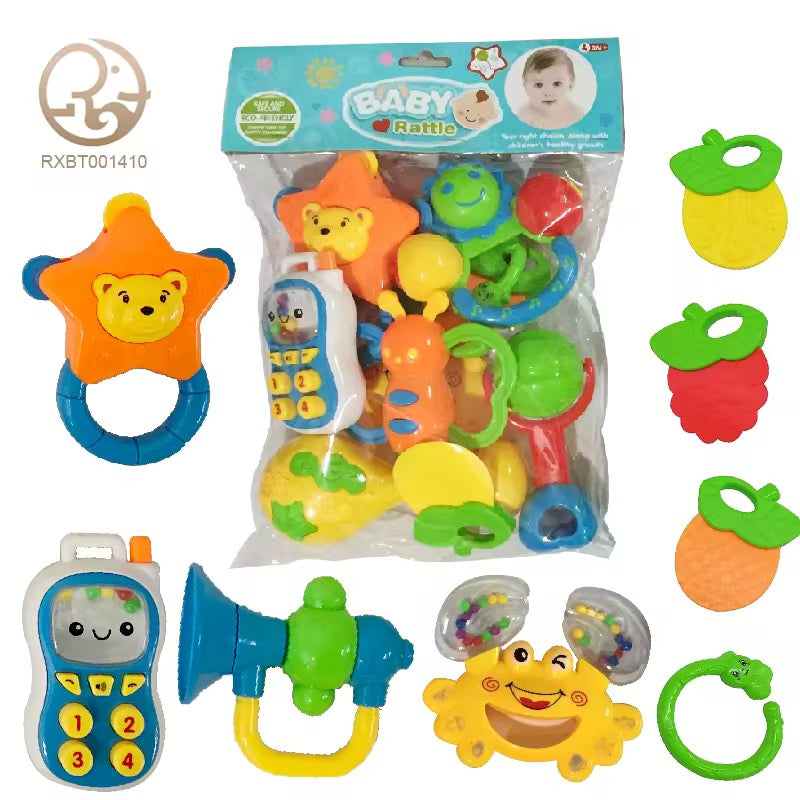 Colorful Plastic Rattle Toy for Babies – Safe & Fun Sensory Play