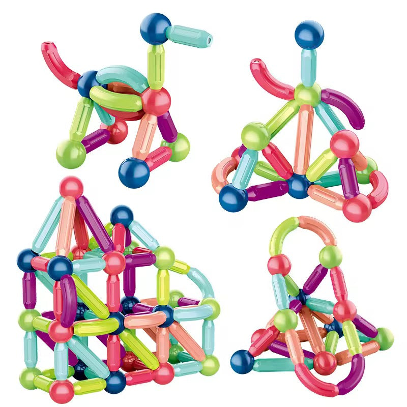 "Magnetic Building Blocks Set for Kids 3+ | Educational & Creative Toy"