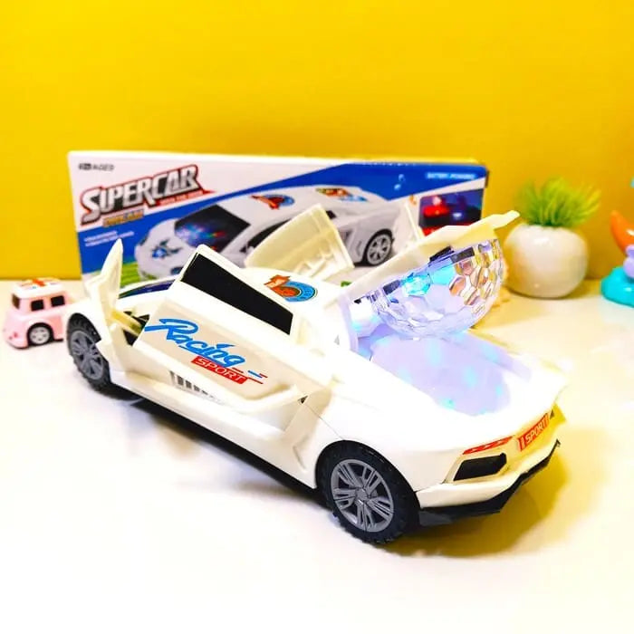 Musical 360 Revolving Car With Multi Color Lights