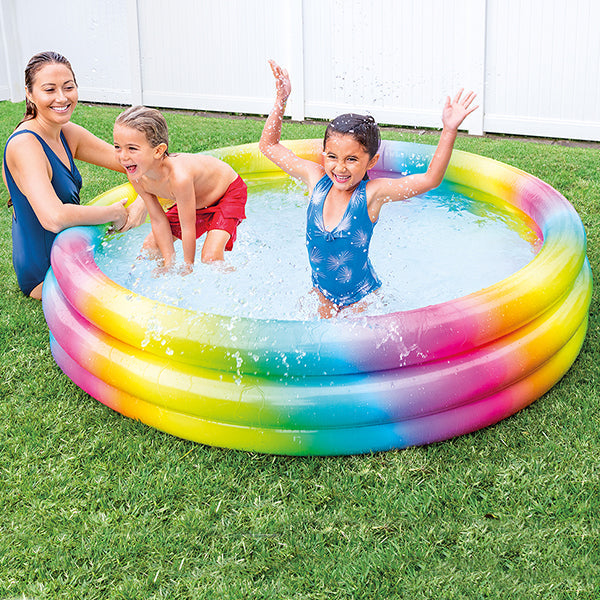 Rainbow Ombre Inflatable Pool - 66" x 15"