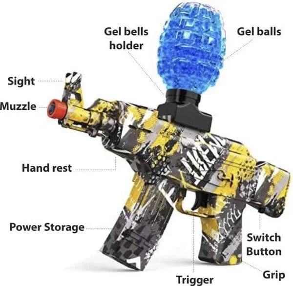 Premium Rechargeable Gel Blaster Machine Gun