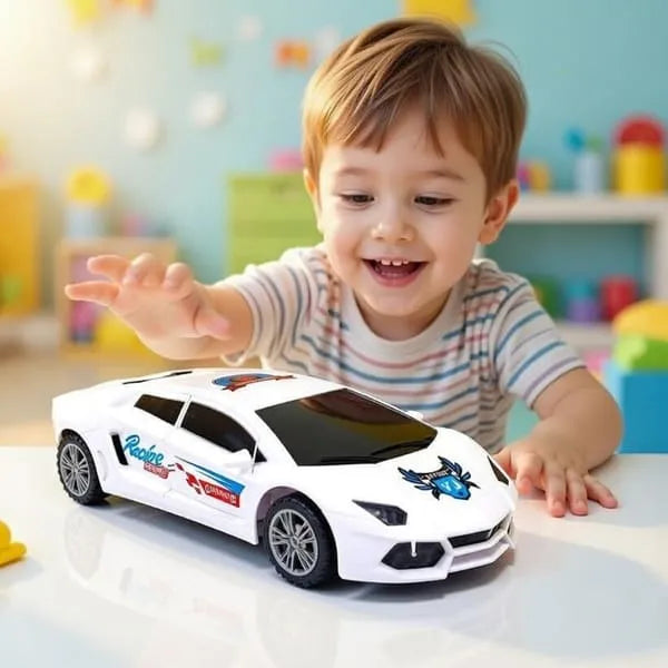 Musical 360 Revolving Car With Multi Color Lights