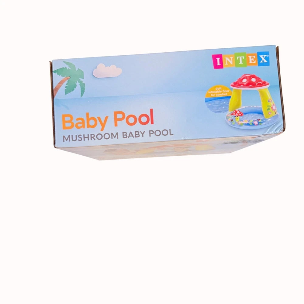 INTEX Mushroom Pool (40" x 35") – Cute Shade Baby Splash Pool